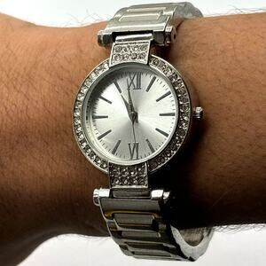 Stunning Silver Crystal Watch